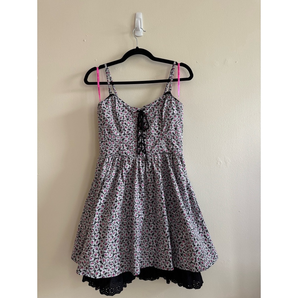 Vintage Betsey Johnson Floral Corset Dress